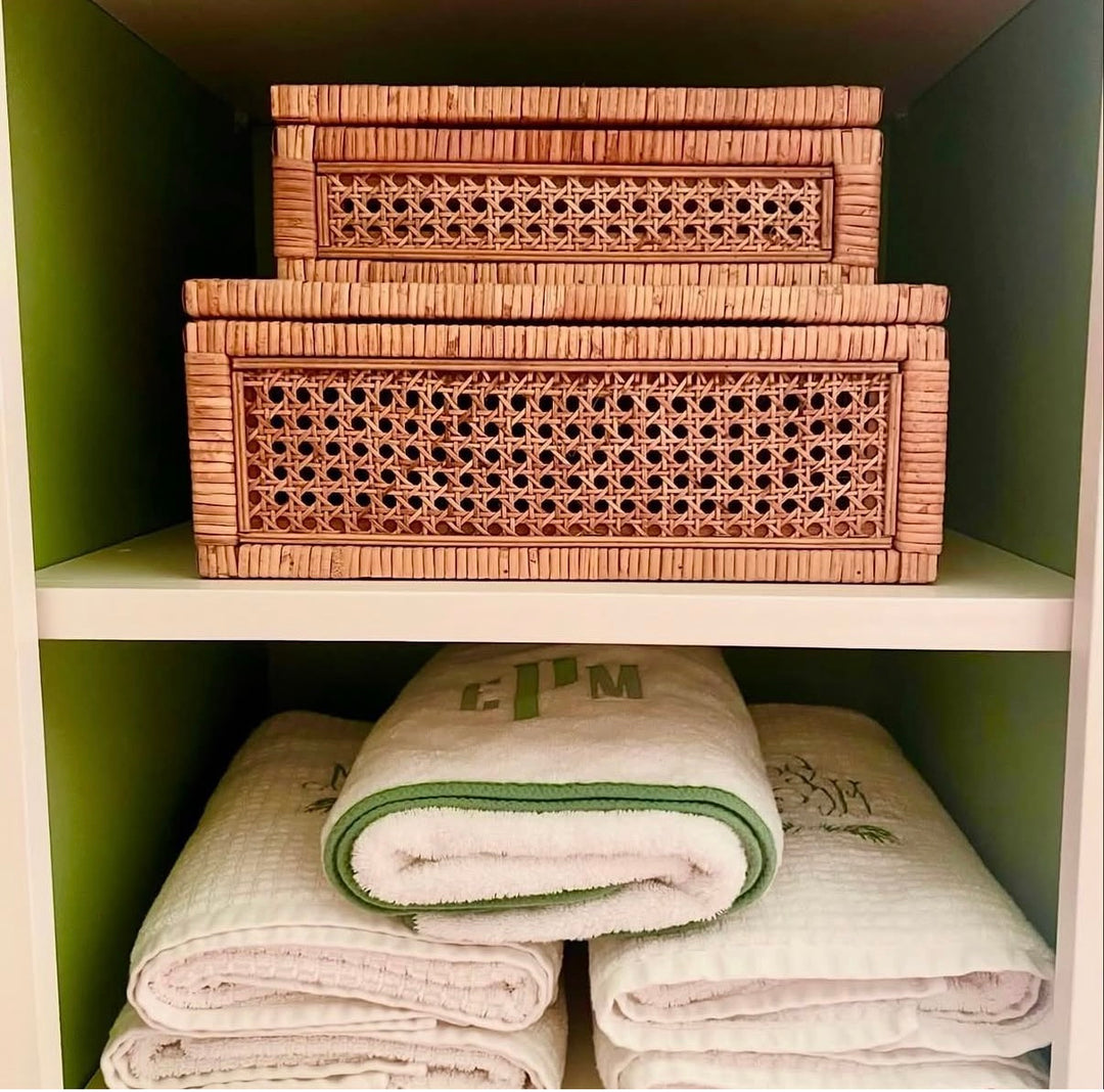 Cane Woven Box