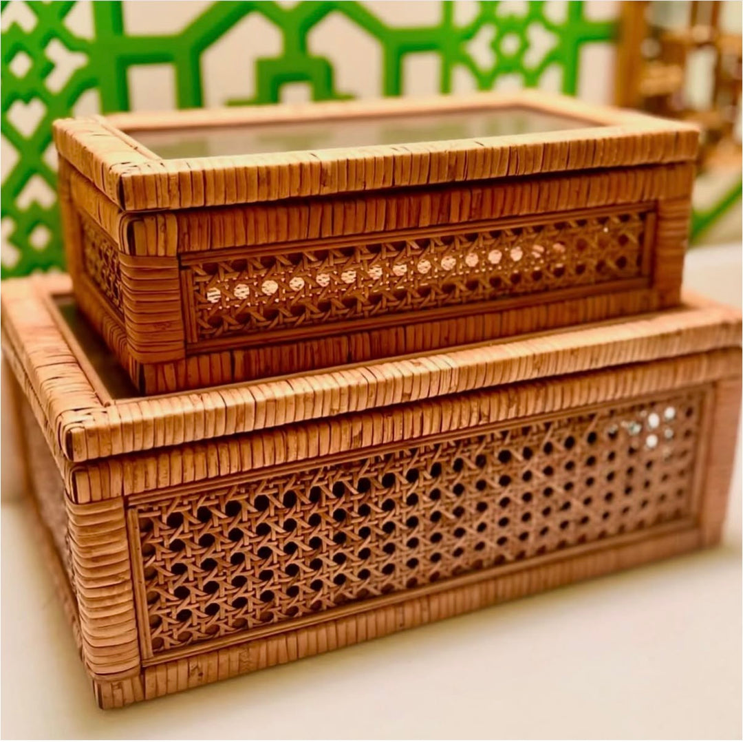 Cane Woven Box