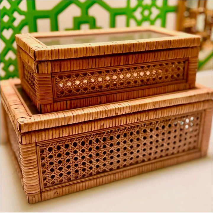 Cane Woven Box