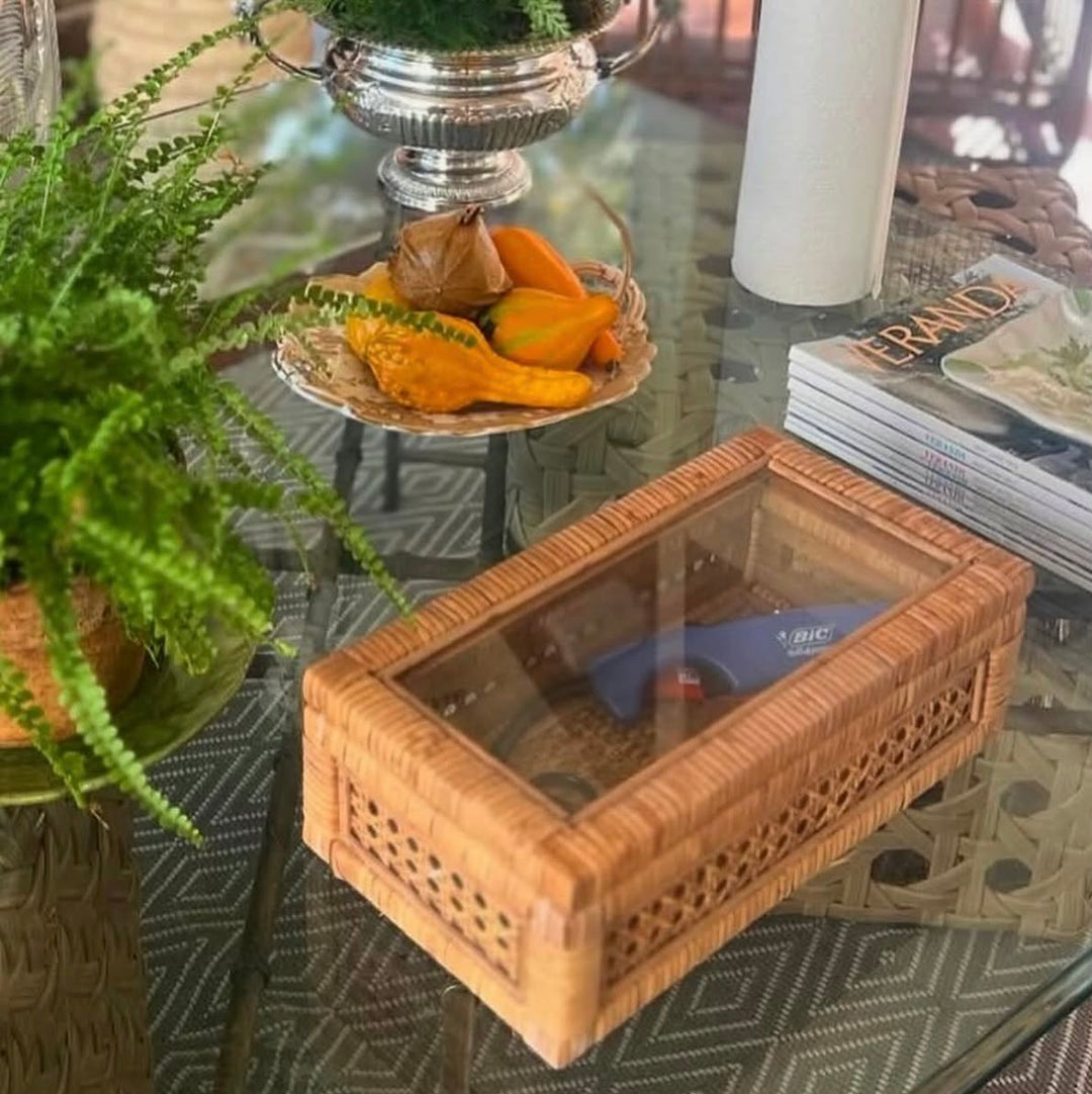 Cane Woven Box
