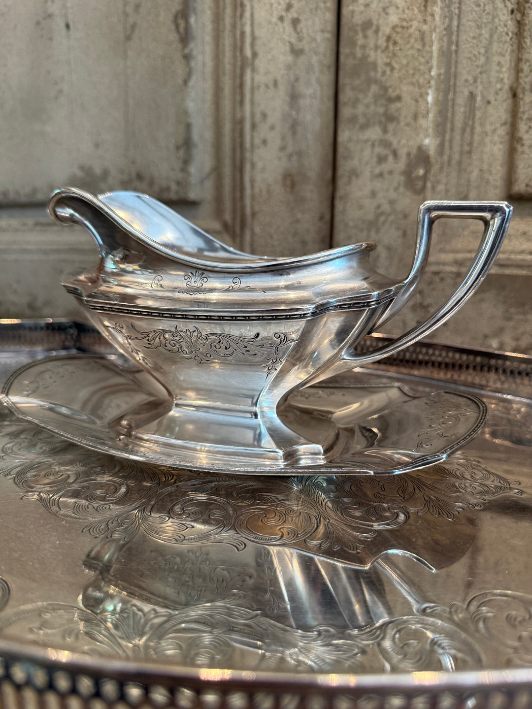 Silver Plate Gravy Boat