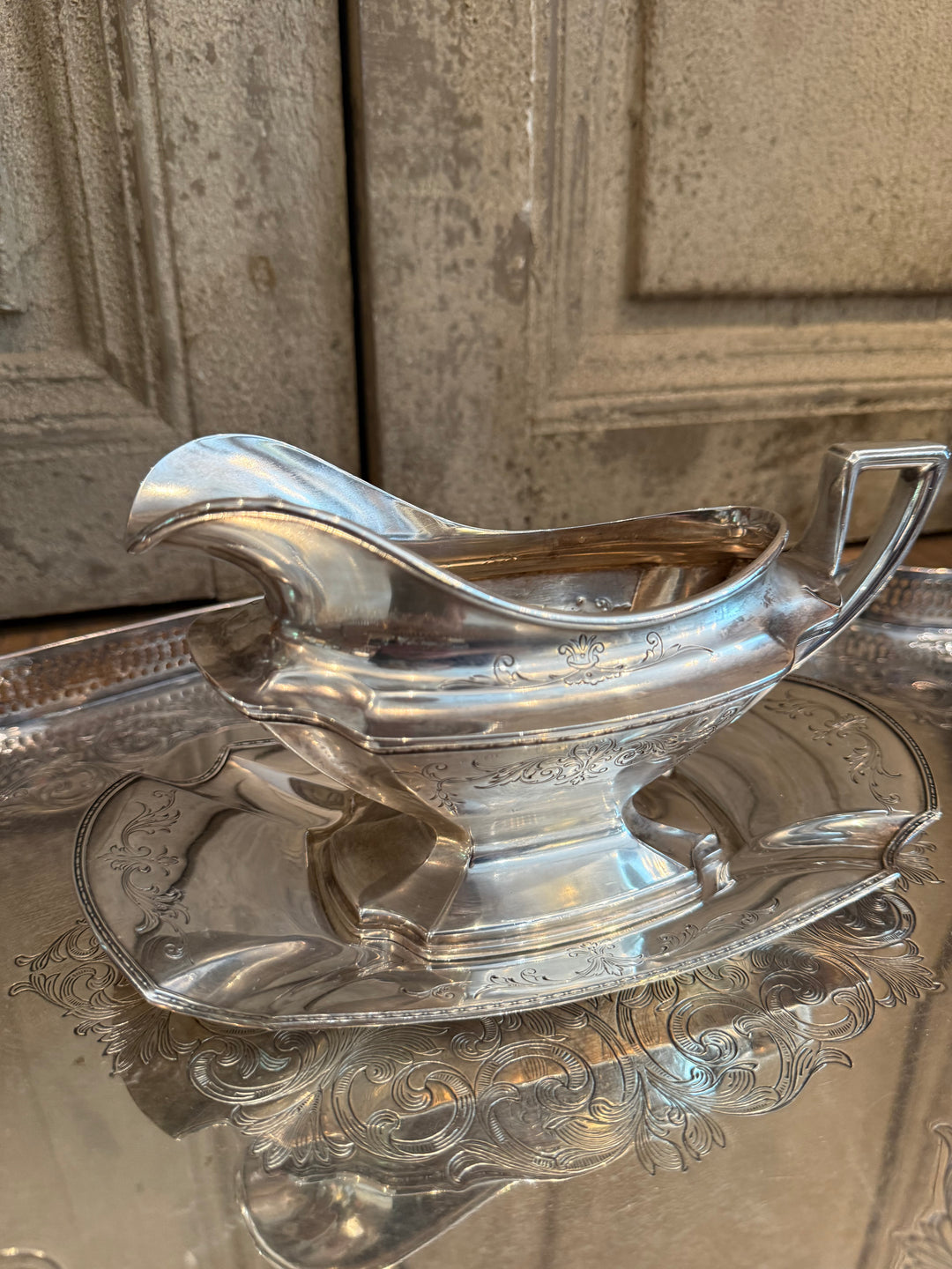 Silver Plate Gravy Boat