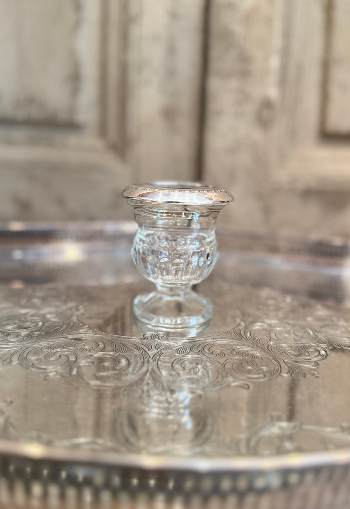 Sterling Rim Toothpick Holder