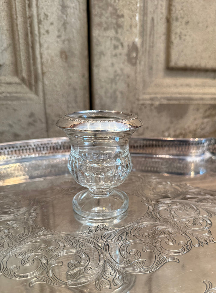 Sterling Rim Toothpick Holder