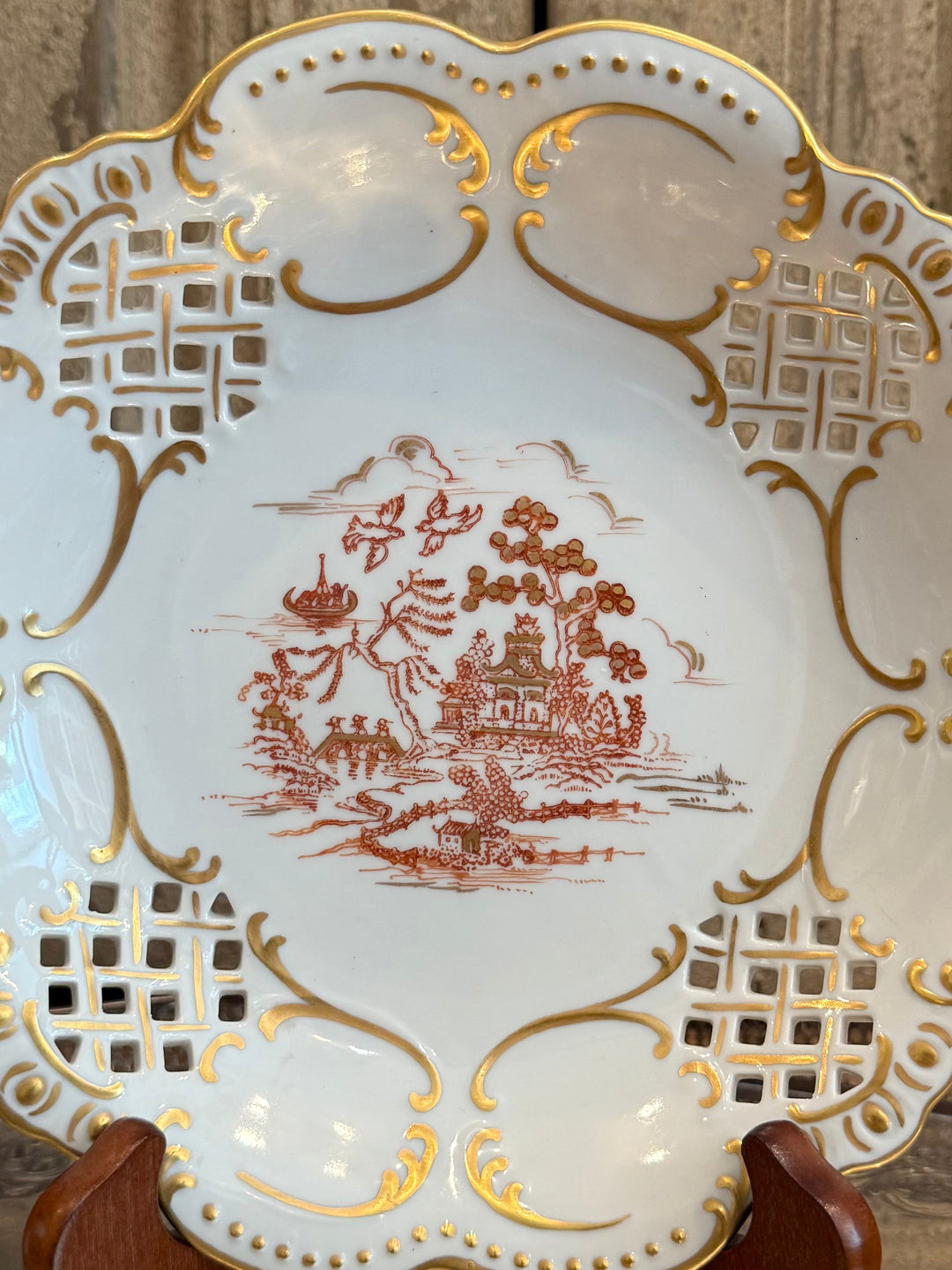 Chinoiserie Porcelain Plate