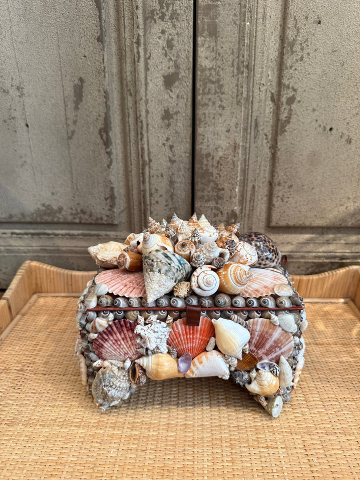 Large Footed Shell Box