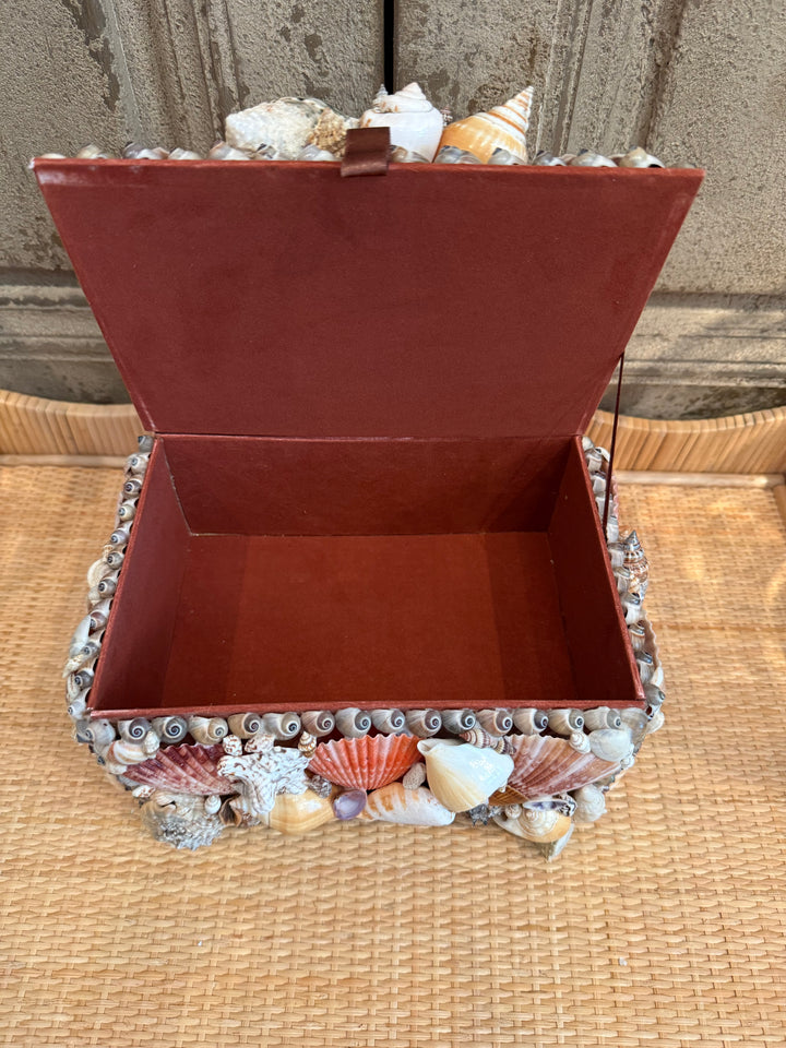 Large Footed Shell Box