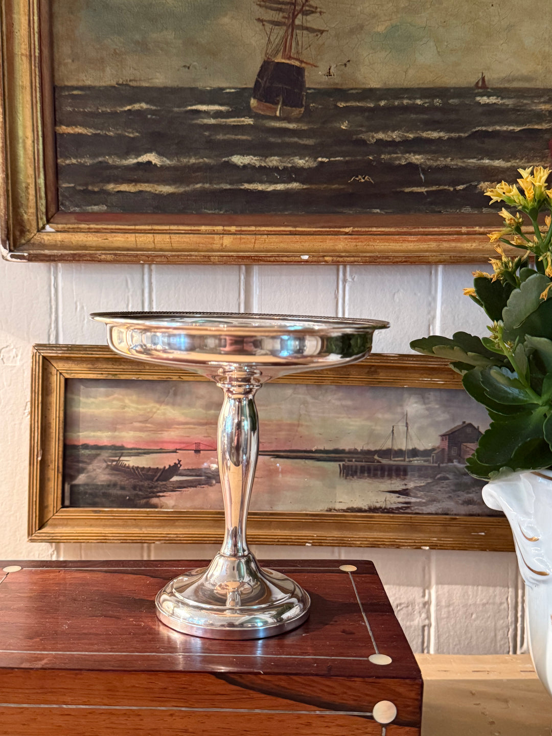 Sterling Silver Pedestal Dish