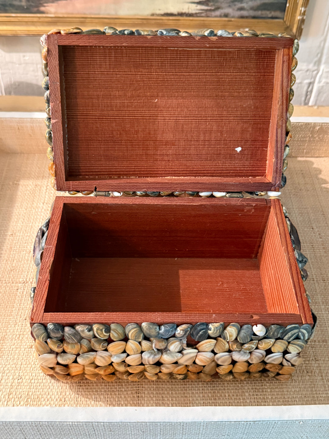 Vintage Shell Box