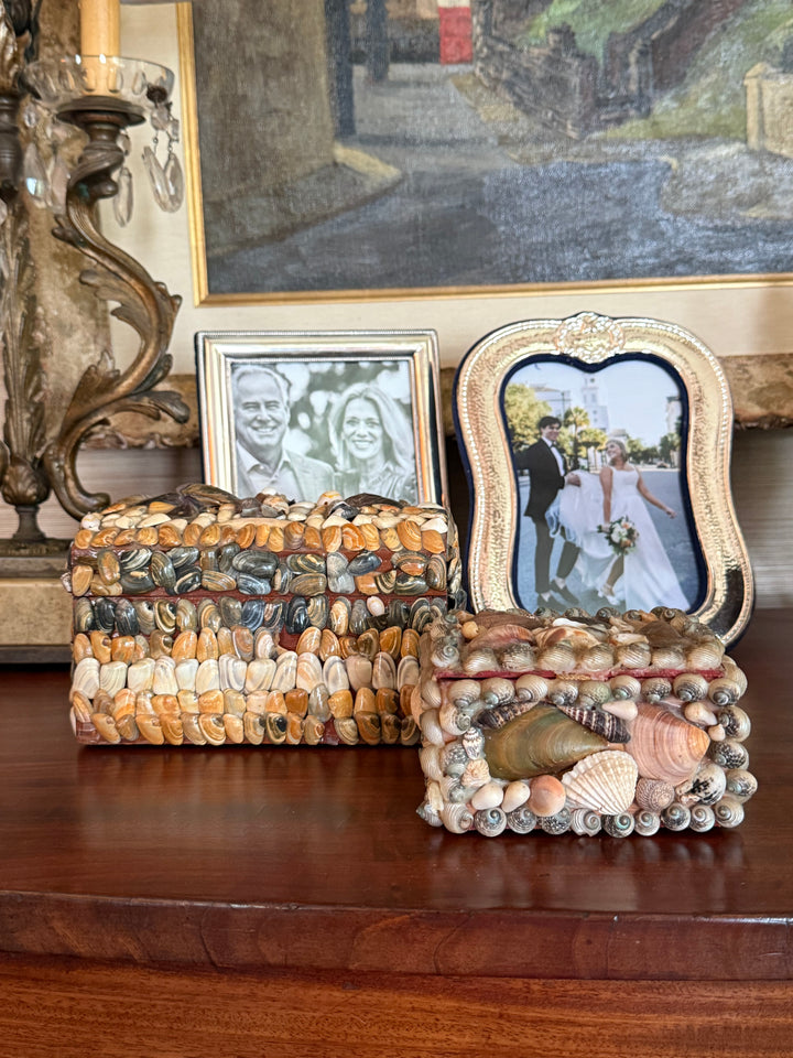 Mini Vintage Shell Box