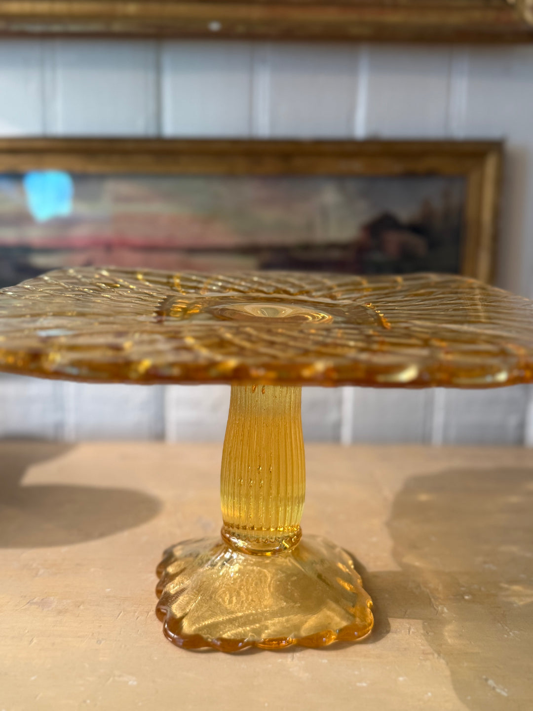 Yellow Cake Stand