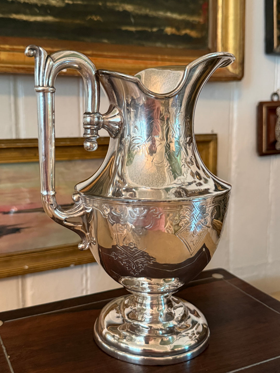 Petite Engraved Pitcher