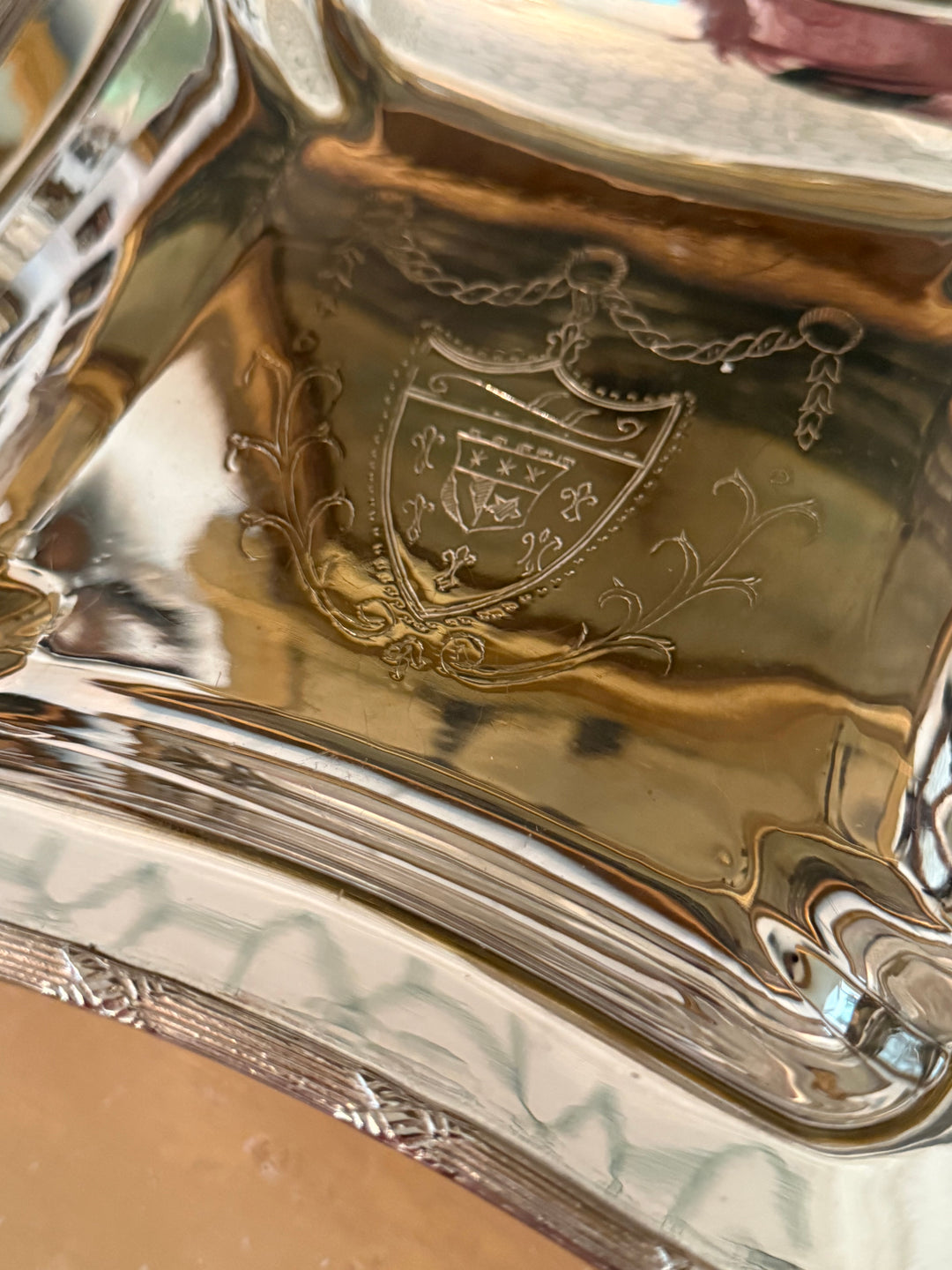 Silver Plate Dresser Tray