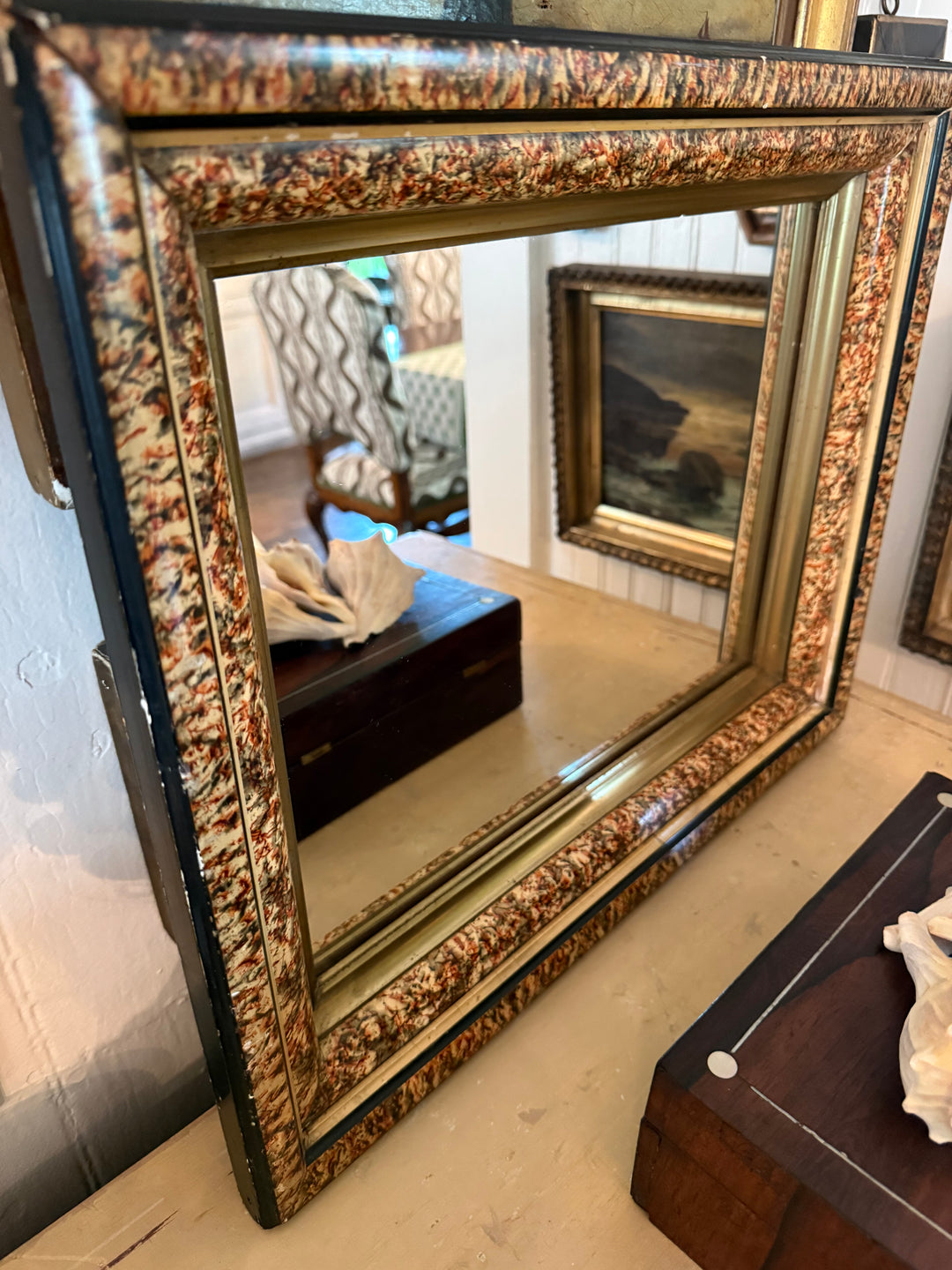 Victorian Tortoise Mirror