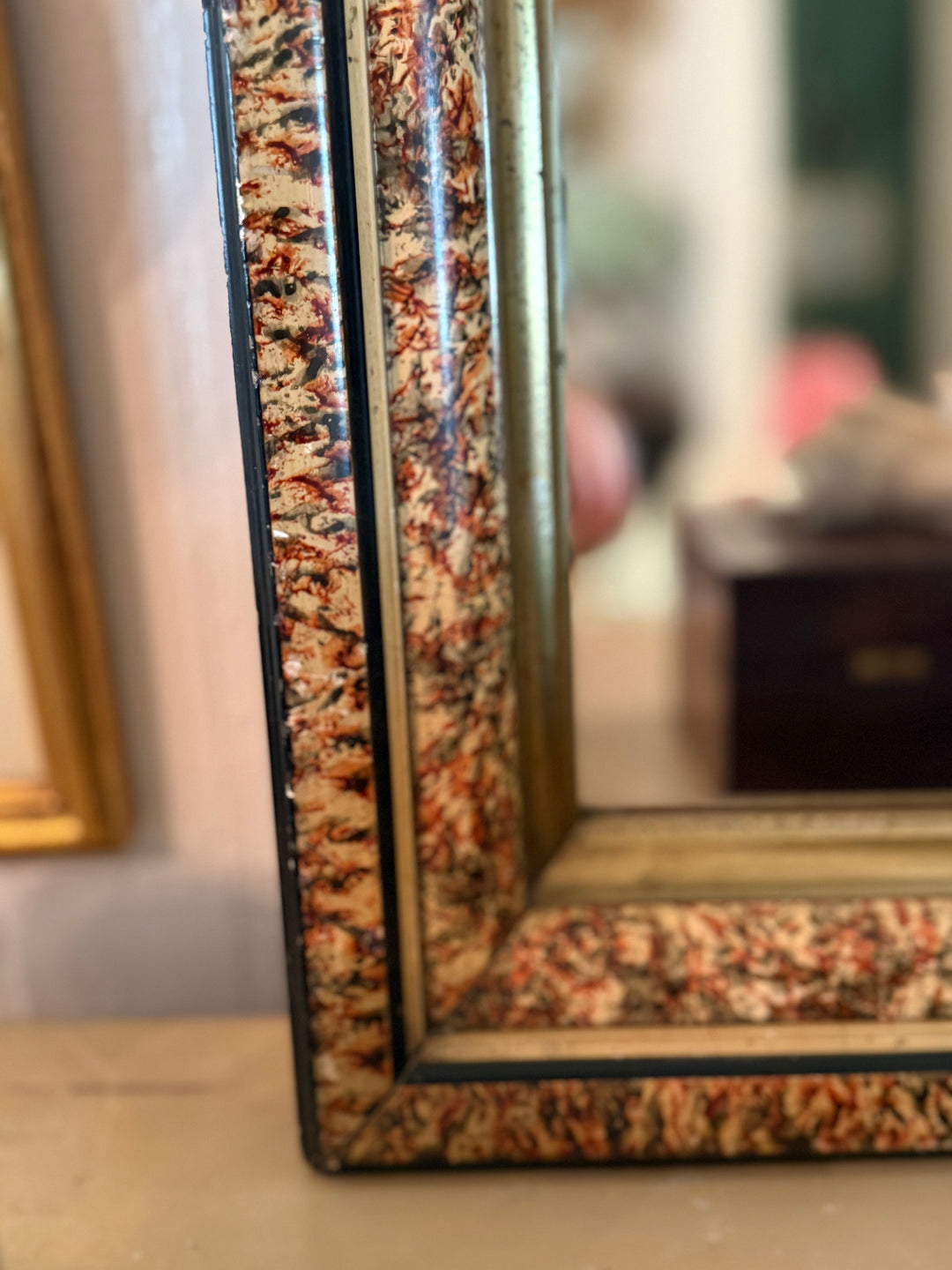 Victorian Tortoise Mirror