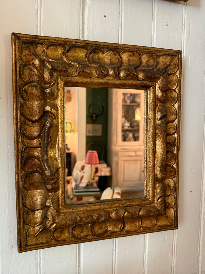 Vintage Gold Leaf Mirror