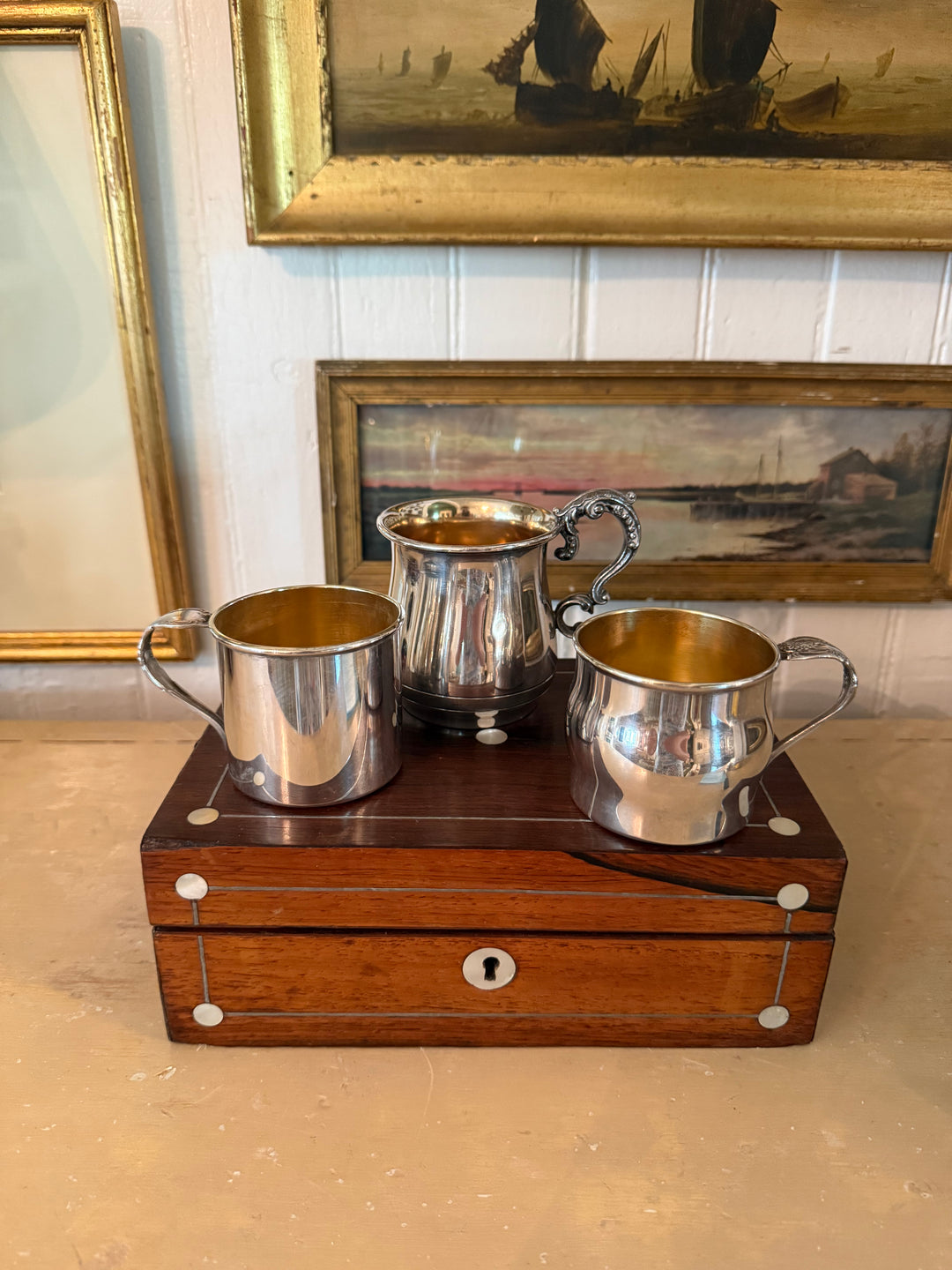 Silver plate baby Cup