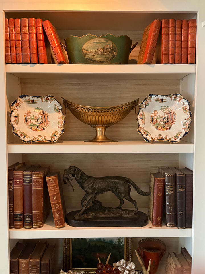 Pair of Vintage Chinoiserie Plates