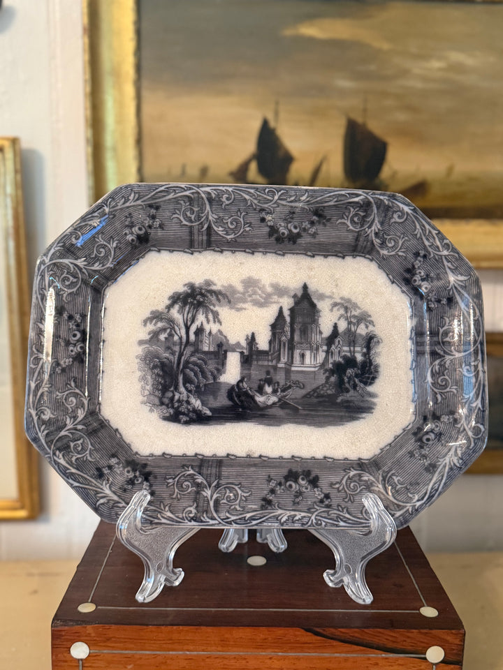 Antique Ironstone Mulberry Petite Platter