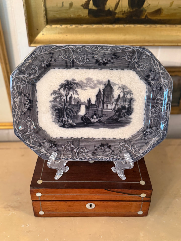 Antique Ironstone Mulberry Petite Platter