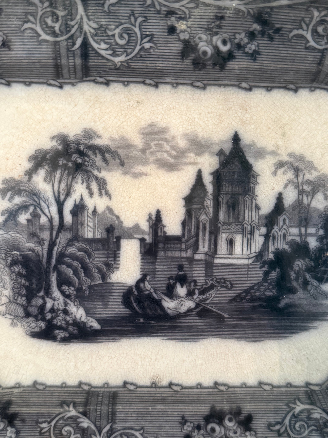 Antique Ironstone Mulberry Petite Platter
