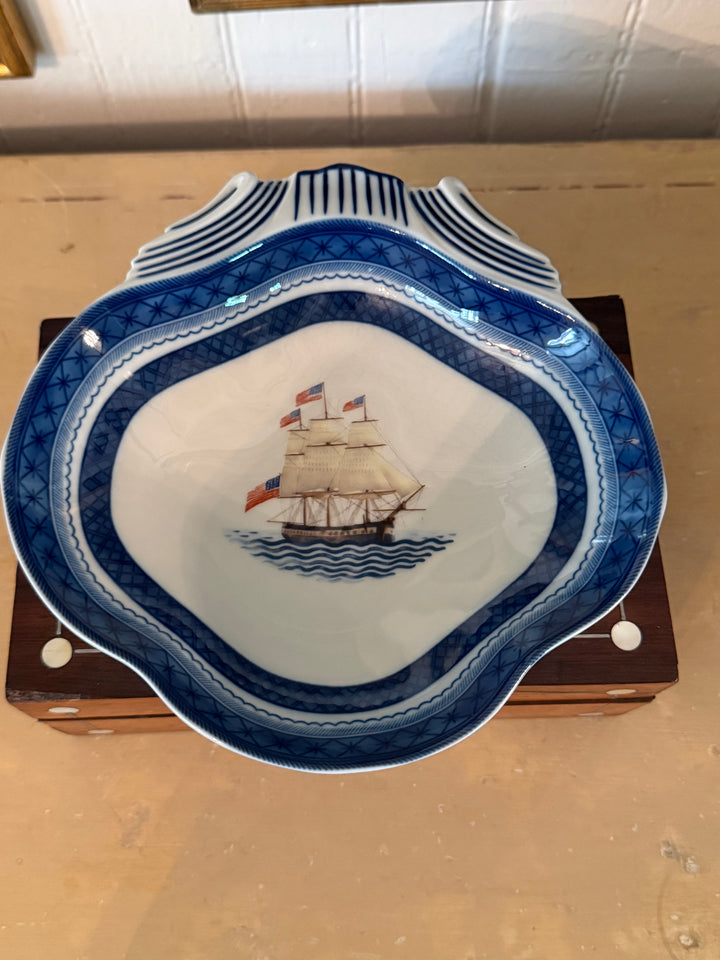 Mottahedeh Sailing Ship Dish