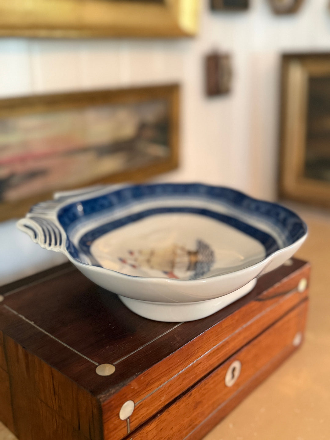 Mottahedeh Sailing Ship Dish