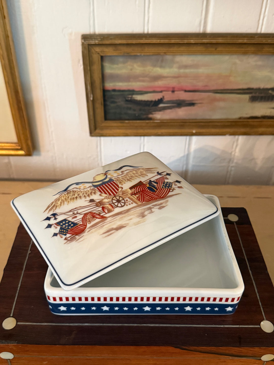 Mottahedeh Eagle Trinket Box