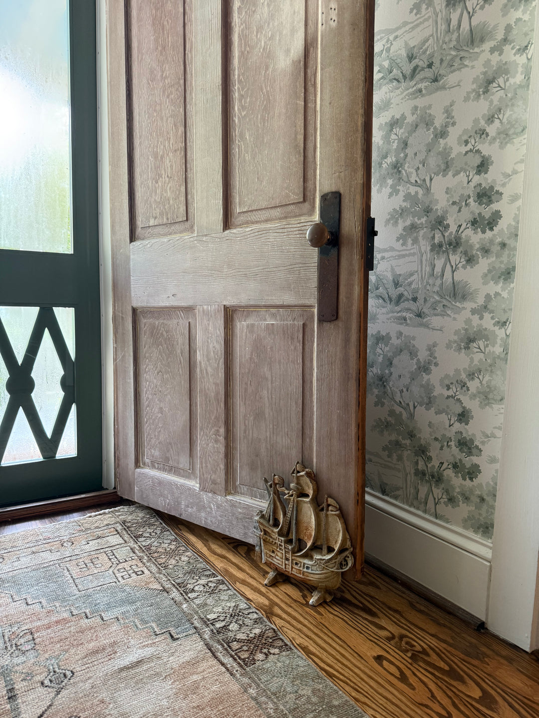 Tall Ships cast iron Door Stop