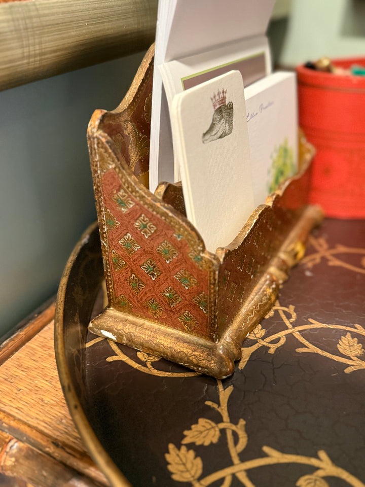 Florentine Letter Holder