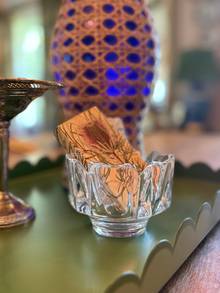 Orrefors Crystal corona bowl