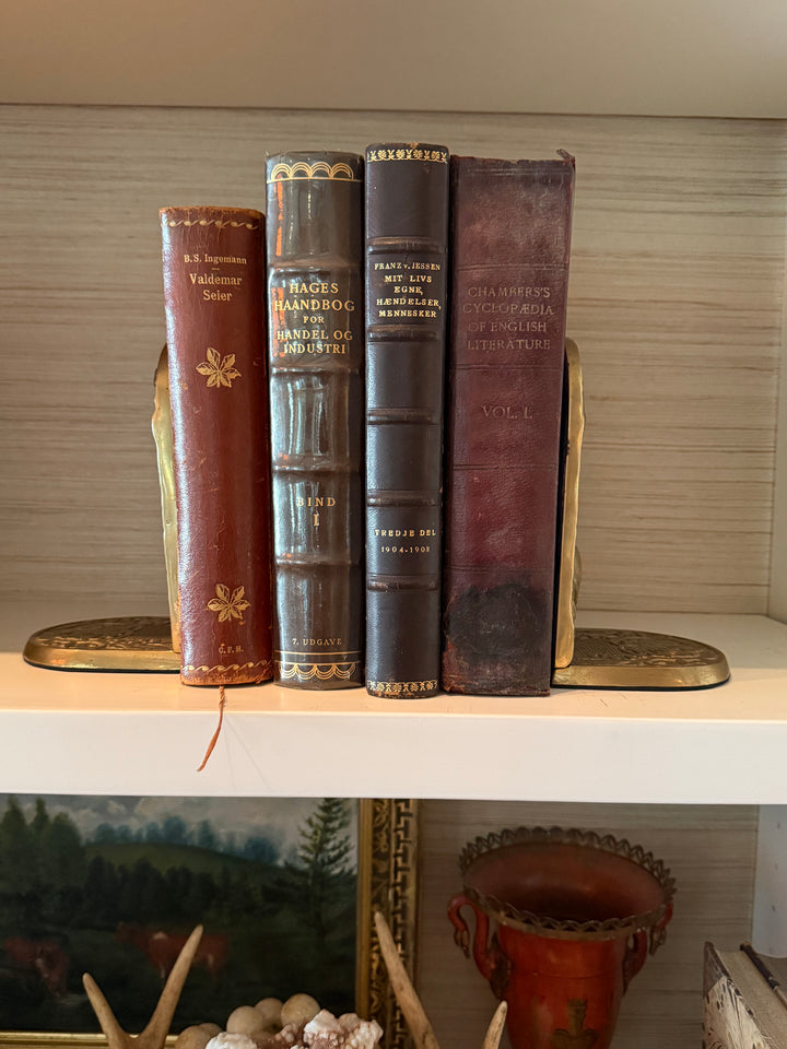 Brass Duck Bookends
