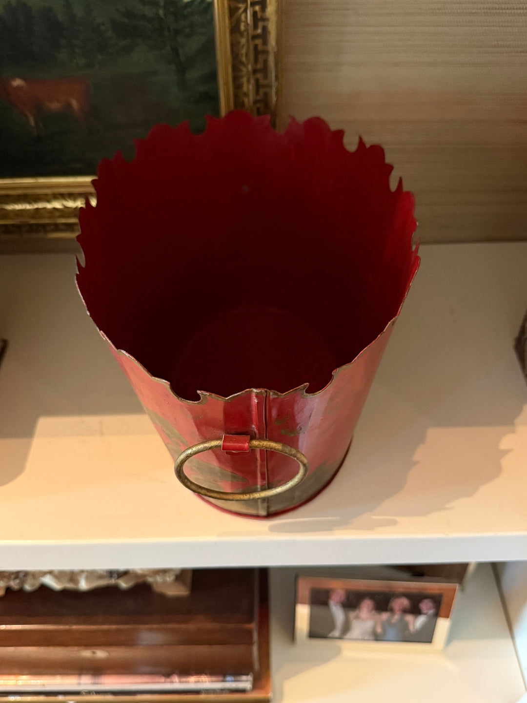 Chinoiserie Tole Cachepot