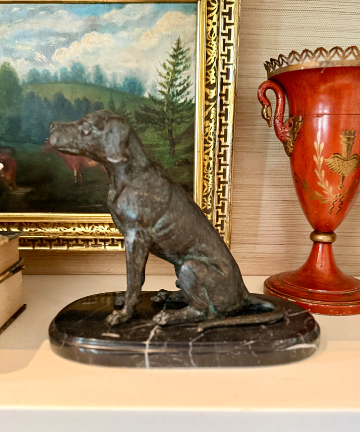Bronze Dog Statue