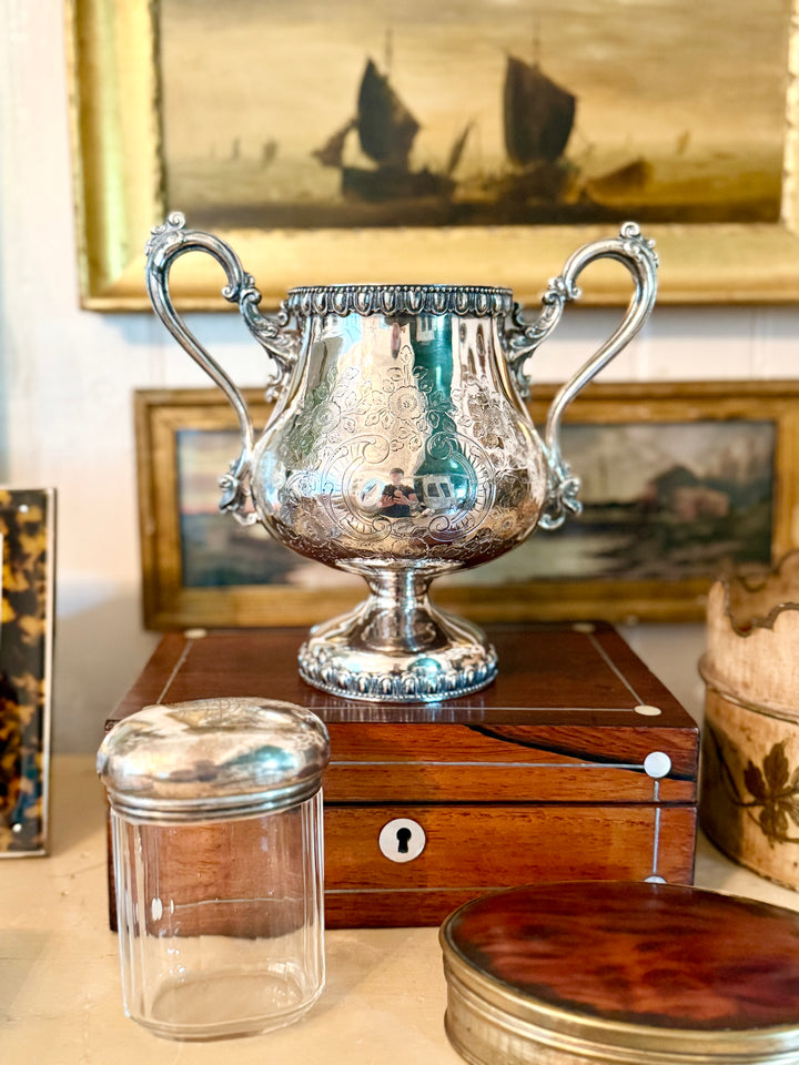 Silver Plate Pedestal Cup