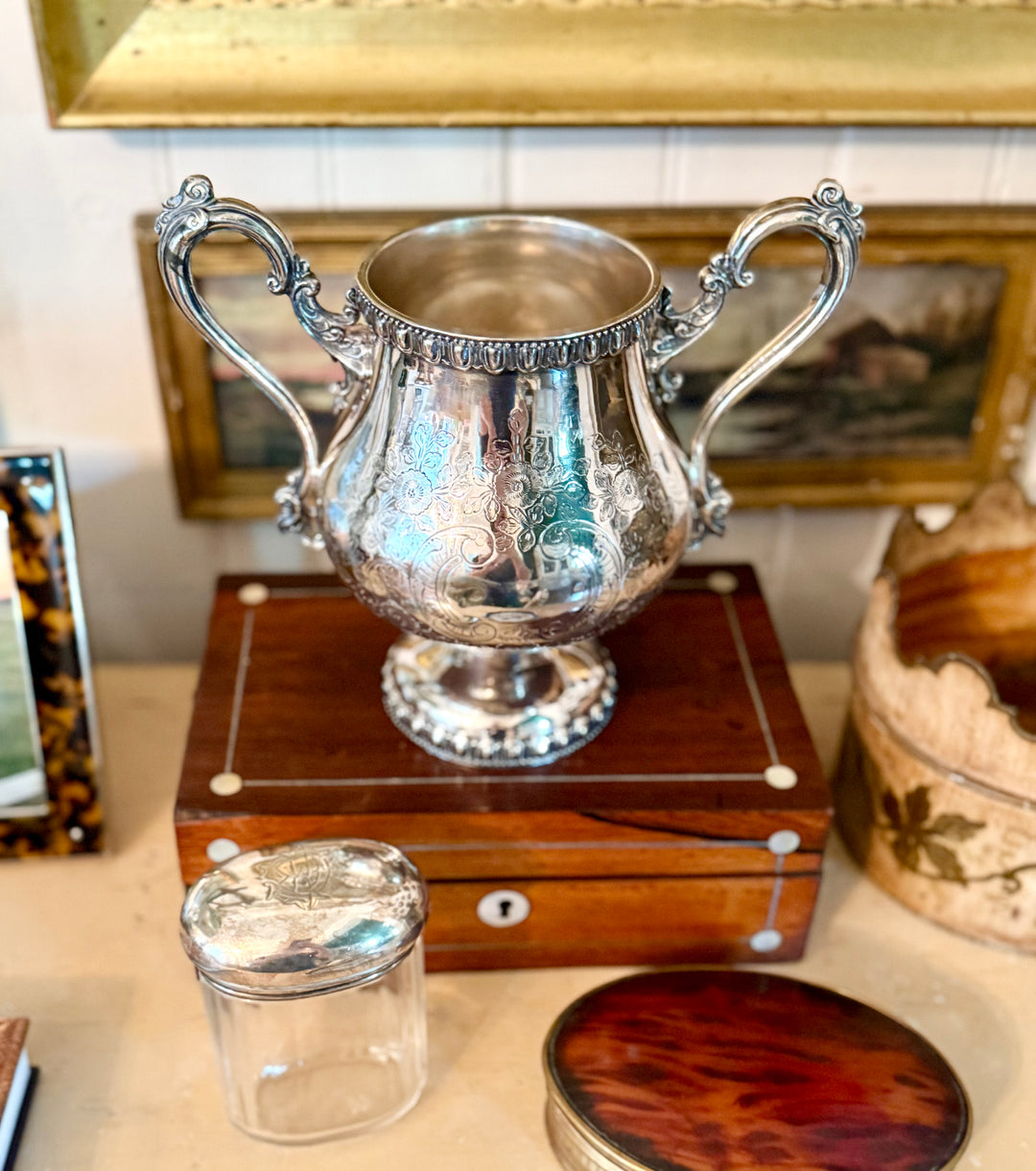 Silver Plate Pedestal Cup