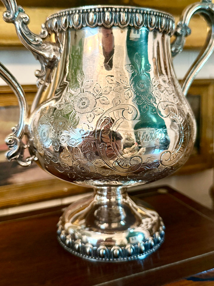 Silver Plate Pedestal Cup