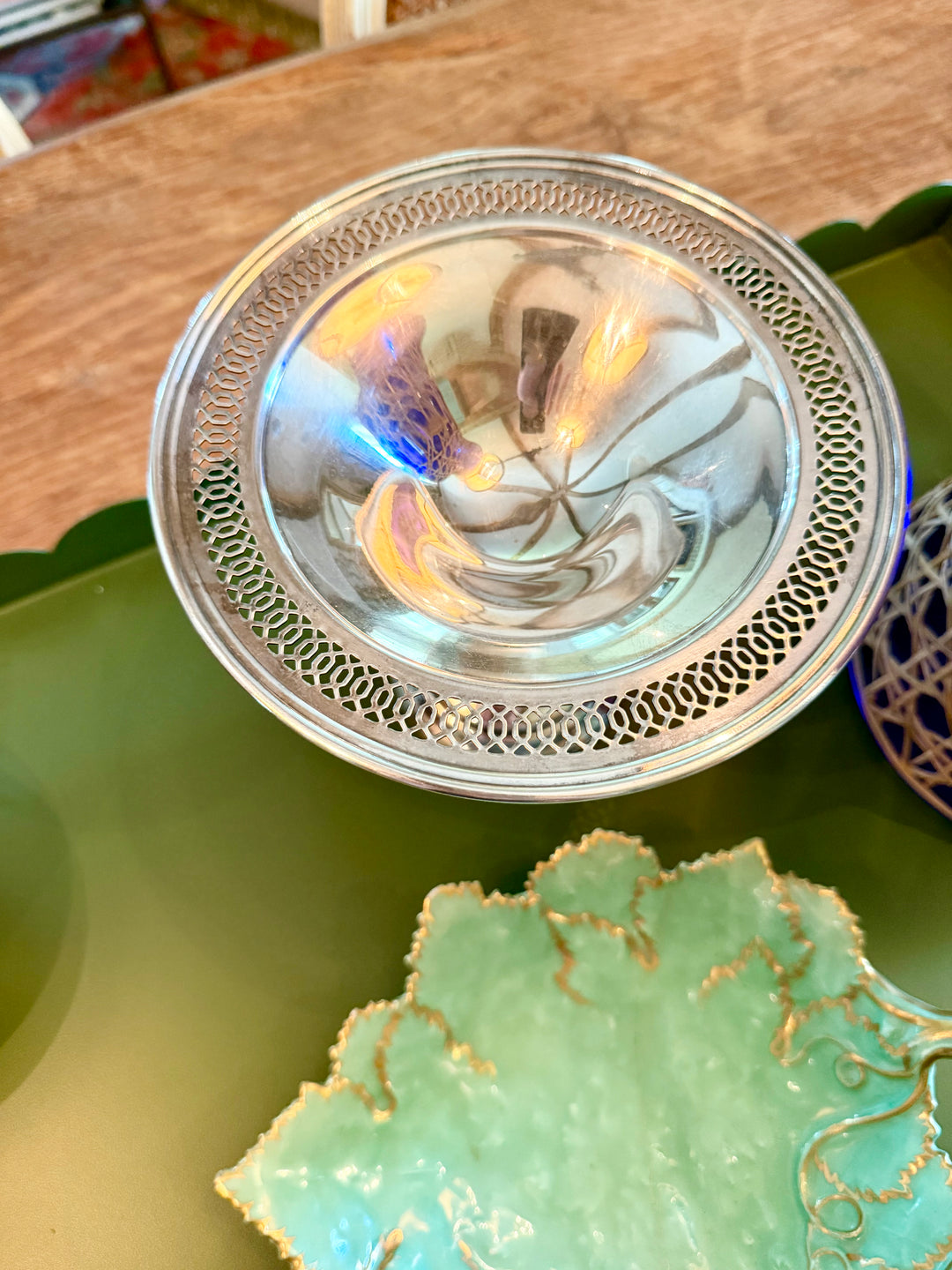 Silver Plate Bon Bon Dish