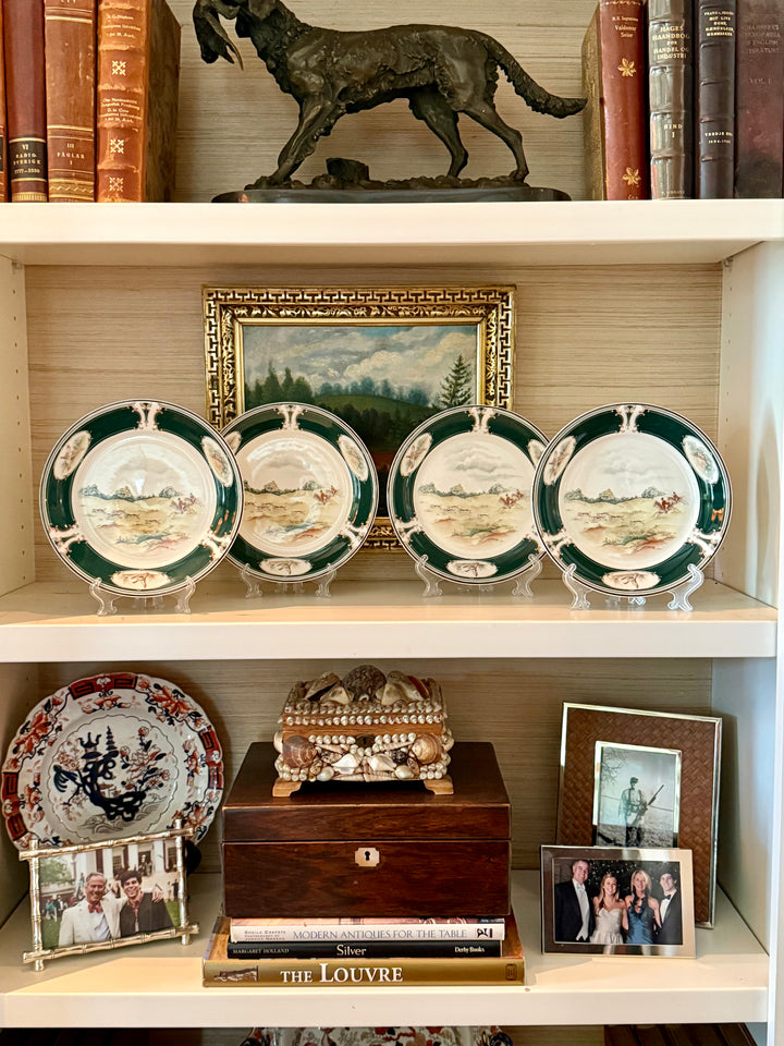 Irish Hunting Dog Plate Set