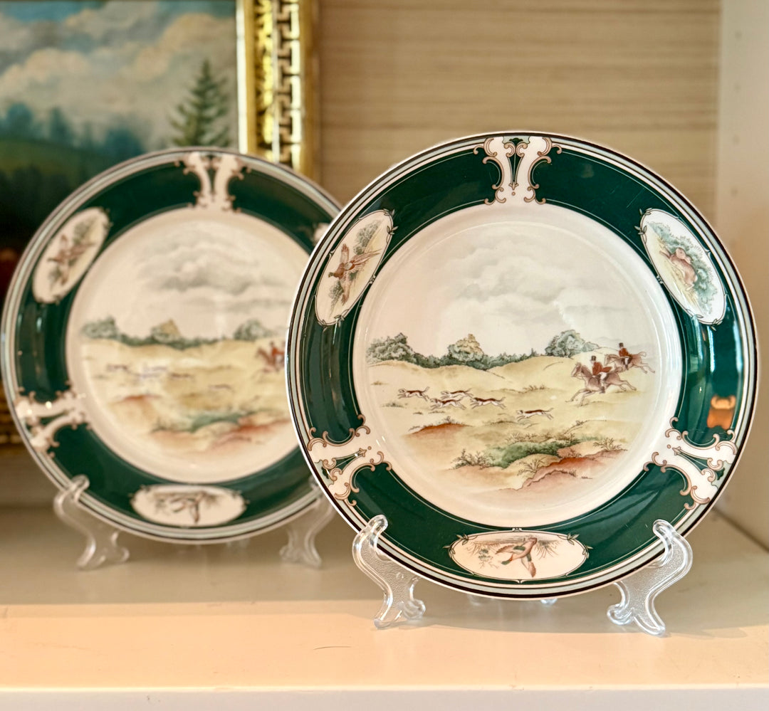 Irish Hunting Dog Plate Set