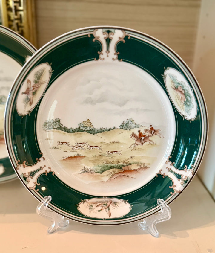 Irish Hunting Dog Plate Set