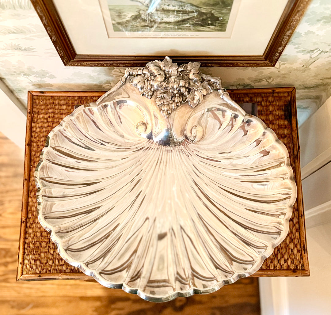 Large Footed Shell Dish
