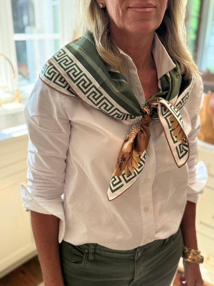 Quail Silk Scarves - 35x35