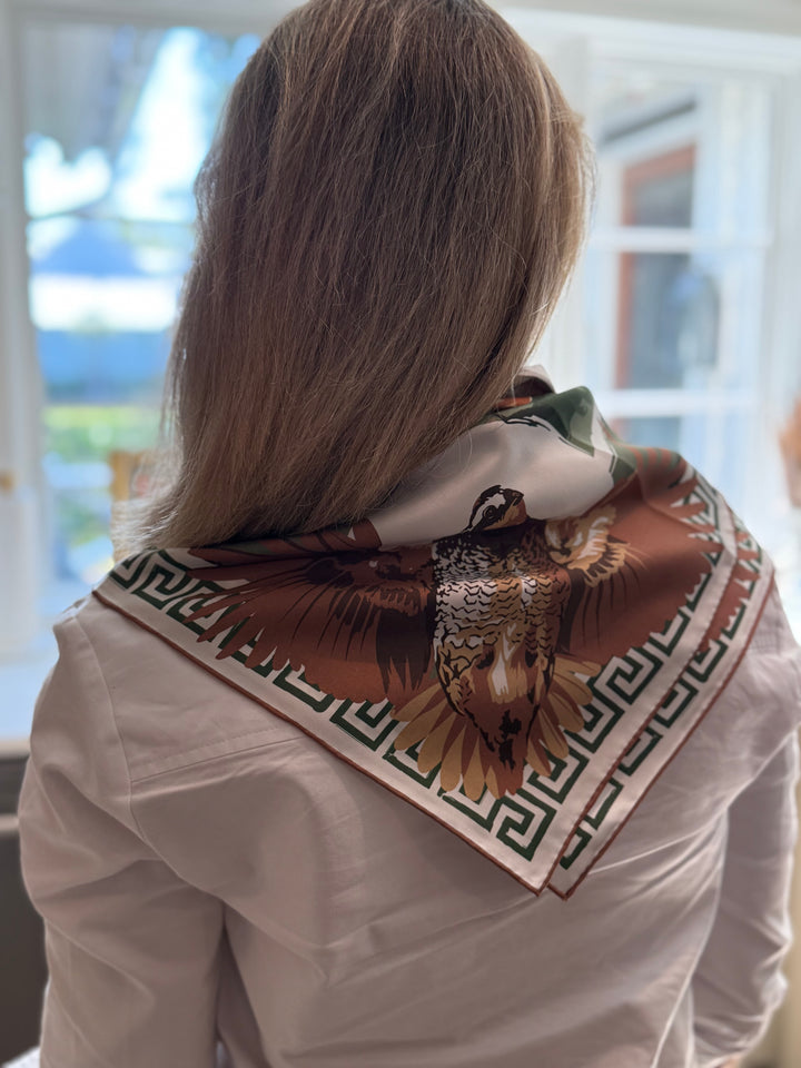 Hunting Dog Silk Scarves - 35x35