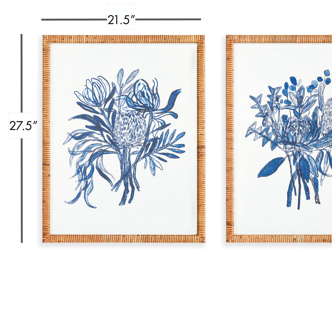 Blue Bouquet Set