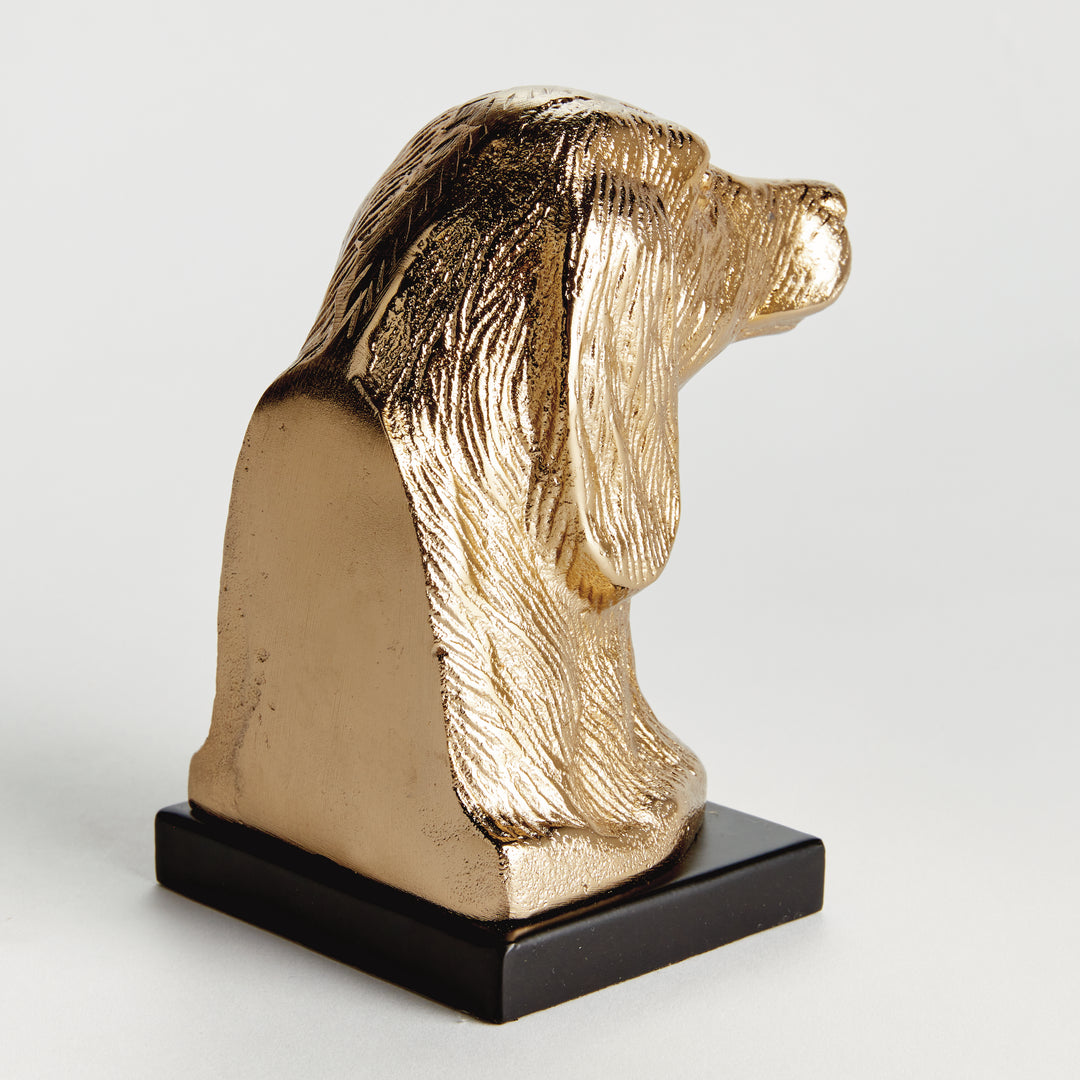 Gold Spaniel Bookend
