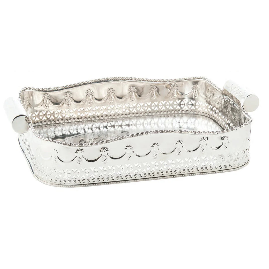Embossed Gallery Bar Tray