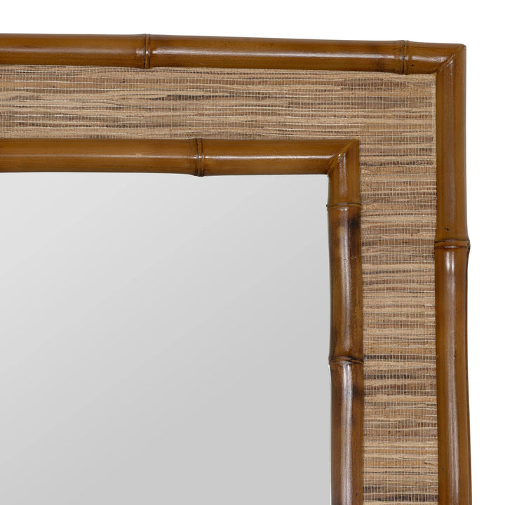 Bamboo Grasscloth Mirror