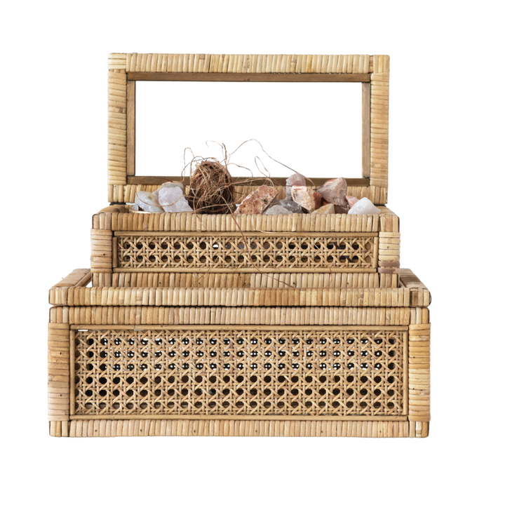 Cane Woven Box