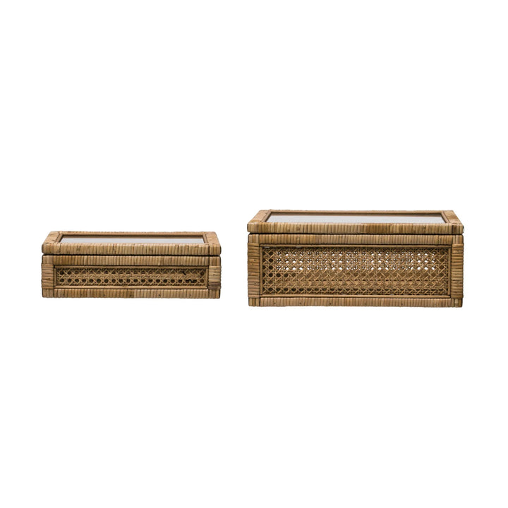 Cane Woven Box